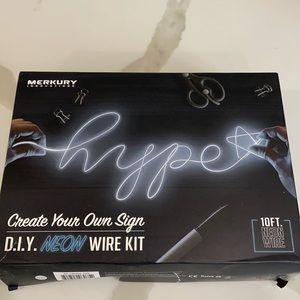 Créate your own sign neon wire kit